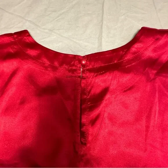 NWOT Pajama Short Set Color Red Size Small - Picture 5 of 12